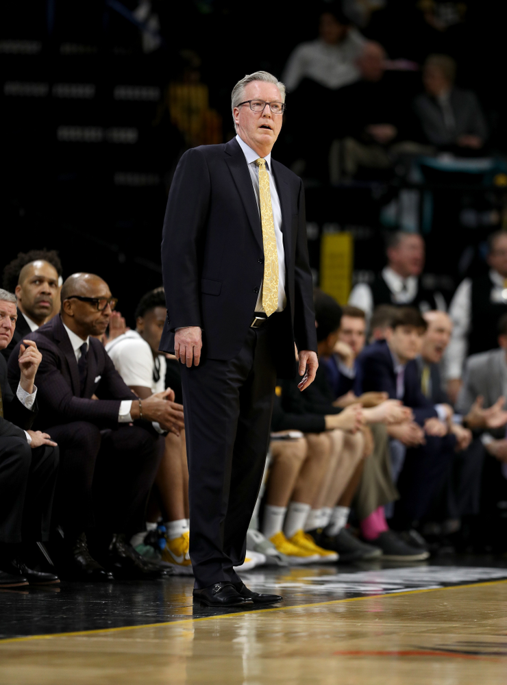 Iowa Hawkeyes head coach Fran McCaffery against the Maryland Terrapins Friday, January 10, 2020 at Carver-Hawkeye Arena. (Brian Ray/hawkeyesports.com)