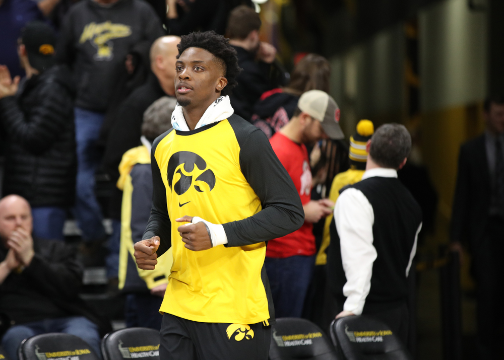 Iowa Hawkeyes forward Tyler Cook (25) against the Ohio State Buckeyes Saturday, January 12, 2019 at Carver-Hawkeye Arena. (Brian Ray/hawkeyesports.com)