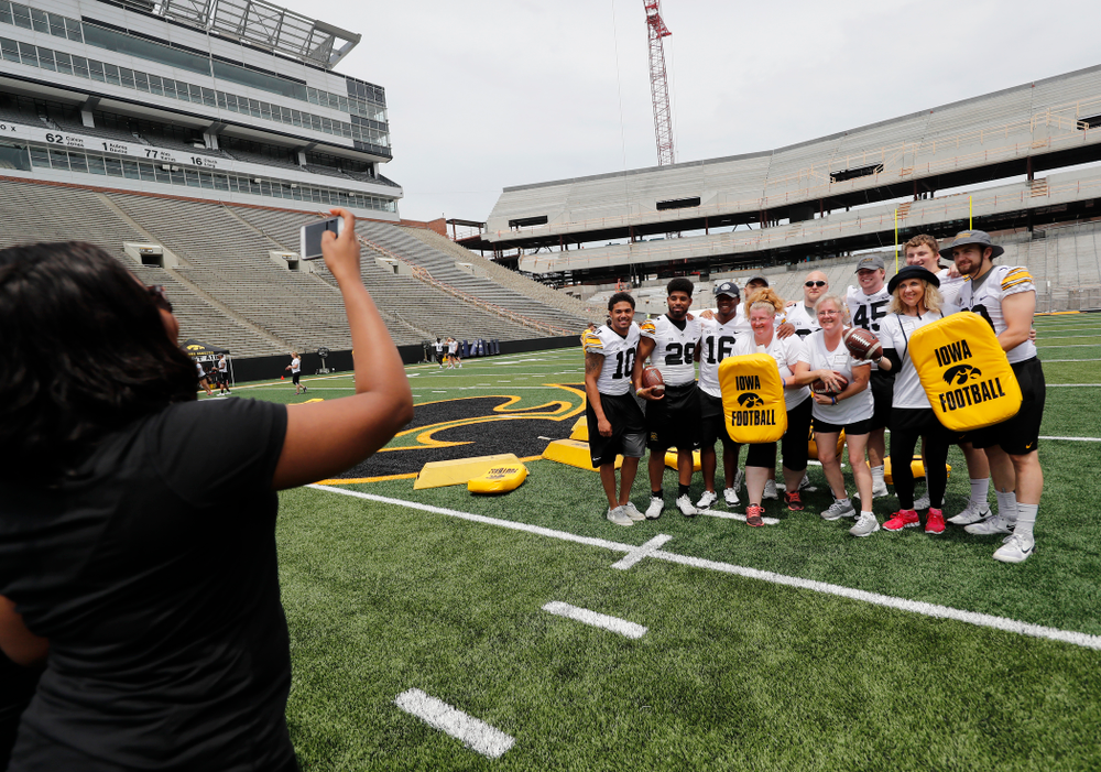 The 2018 Iowa Ladies Football Academy Saturday, June 9, 2018 at Kinnick Stadium. (Brian Ray/hawkeyesports.com)