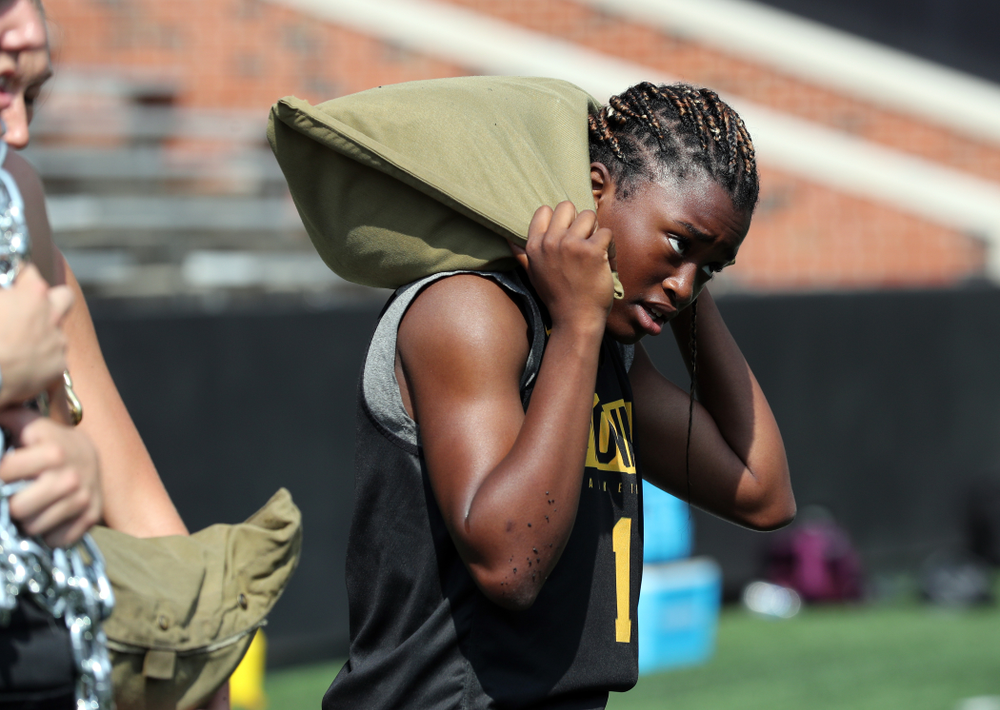The Iowa WomenÕs Basketball Team participates in the The Program Tuesday, September 17, 2019 at Kinnick Stadium (Brian Ray/hawkeyesports.com)