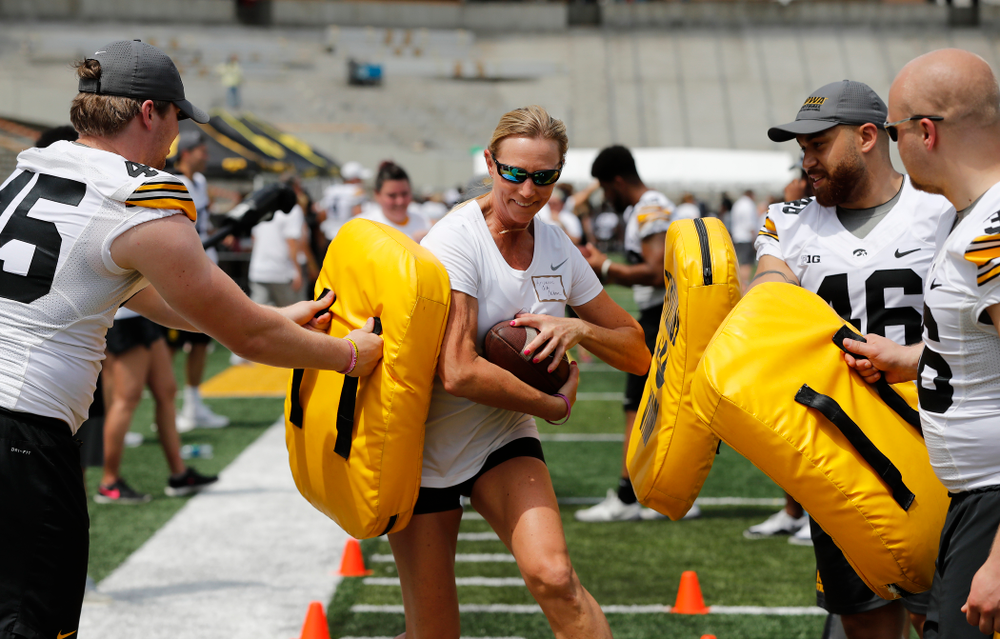 The 2018 Iowa Ladies Football Academy Saturday, June 9, 2018 at Kinnick Stadium. (Brian Ray/hawkeyesports.com)