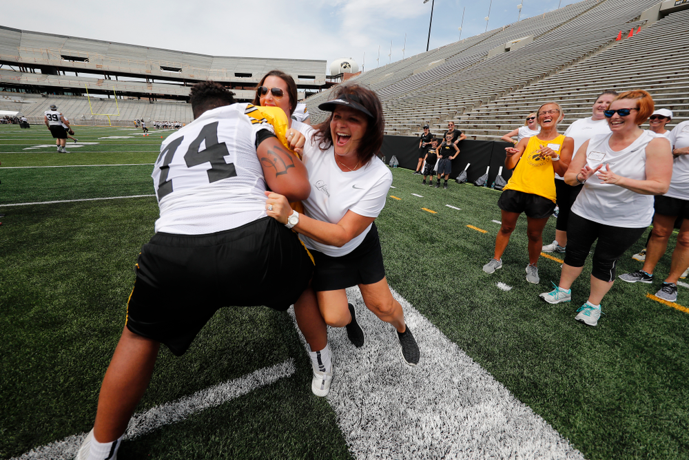 The 2018 Iowa Ladies Football Academy Saturday, June 9, 2018 at Kinnick Stadium. (Brian Ray/hawkeyesports.com)