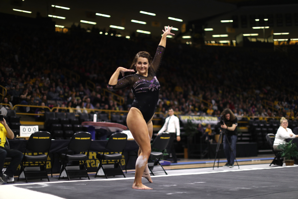 The Iowa Hawkeyes against the Iowa State Cyclones Friday, March 1, 2019 at Carver-Hawkeye Arena. (Brian Ray/hawkeyesports.com)
