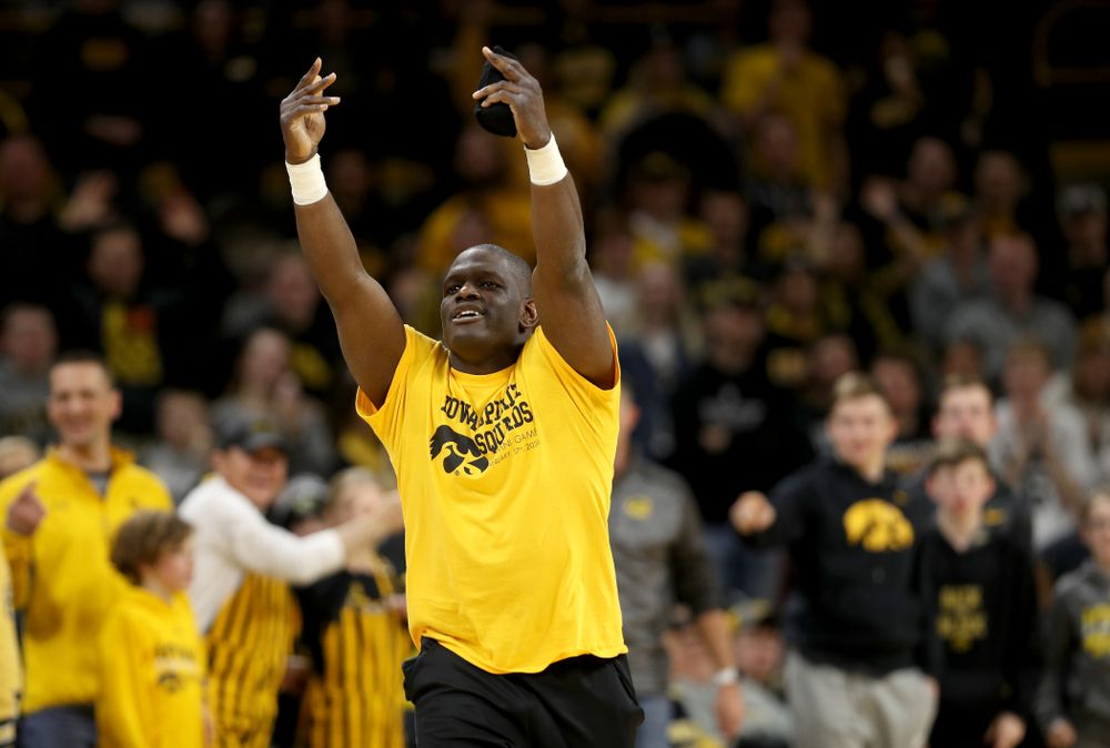 Oz against the Michigan Wolverines Friday, January 17, 2020 at Carver-Hawkeye Arena. (Brian Ray/hawkeyesports.com)