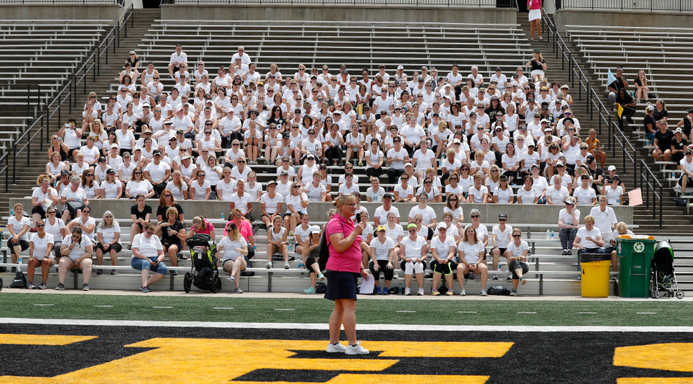The 2018 Iowa Ladies Football Academy Saturday, June 9, 2018 at Kinnick Stadium. (Brian Ray/hawkeyesports.com)