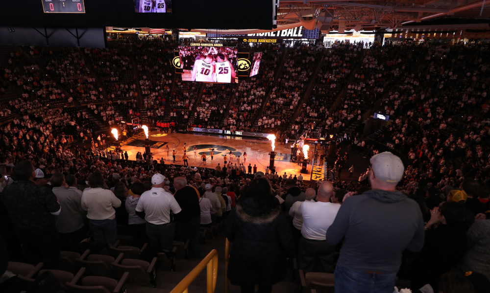 against the Illinois Fighting Illini Sunday, January 20, 2019 at Carver-Hawkeye Arena. (Brian Ray/hawkeyesports.com)
