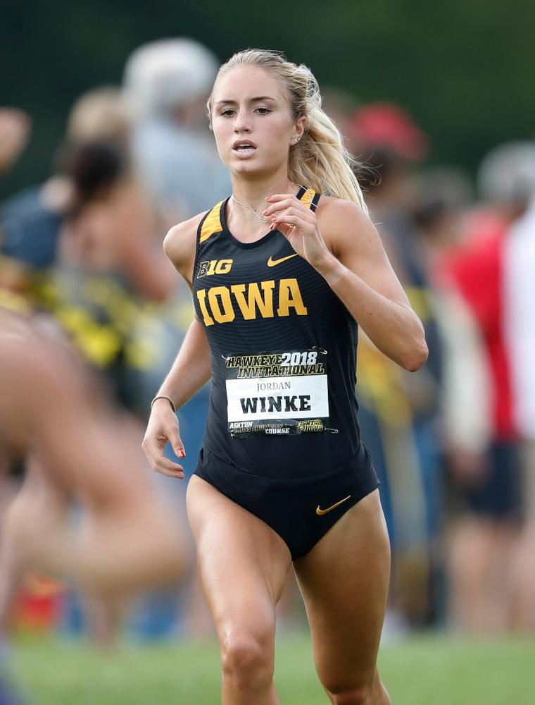 Jordan Winke during the Hawkeye Invitational Friday, August 31, 2018 at the Ashton Cross Country Course. (Brian Ray/hawkeyesports.com)