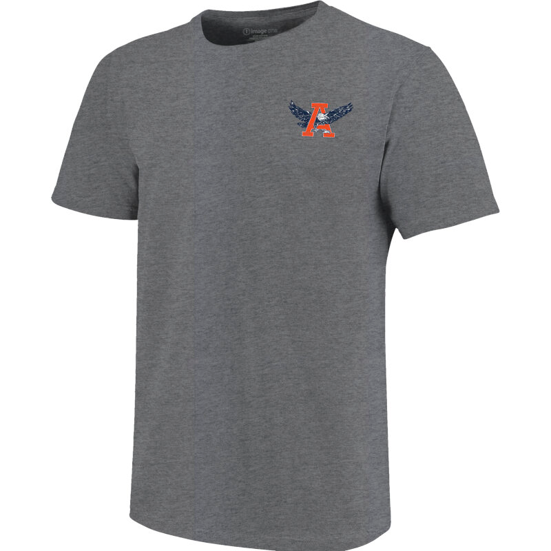 Auburn Tigers Vintage Eagle A Triblend Short Sleeve T-Shirt ...