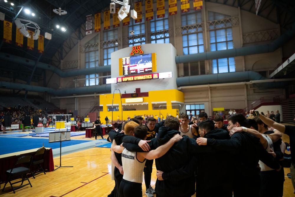 The Iowa Hawekeys against Minnesota and Penn State at the Maturi Pavilion Saturday, March 23, 2019 in Minneapolis, Minn. (C. Morgan Engel/Freelance)