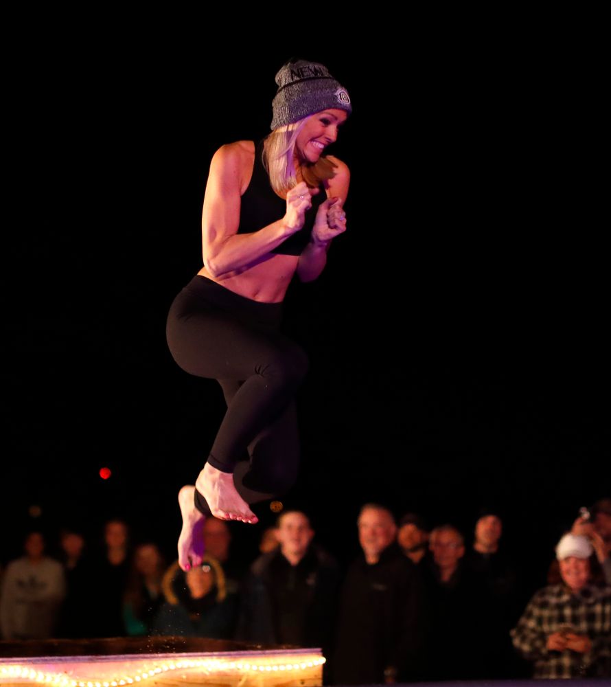 The Hawkeye Wrestling Club Arctic Plunge Saturday, January 27, 2018 at Brown Dear Golf Course in Coralville. (Brian Ray/hawkeyesports.com)