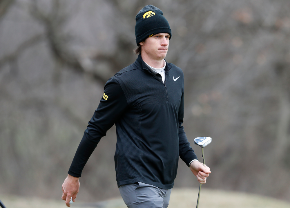 Sam Meuret during the 2018 Hawkeye Invitational Friday, April 13, 2018 at Finkbine Golf Course. (Brian Ray/hawkeyesports.com)