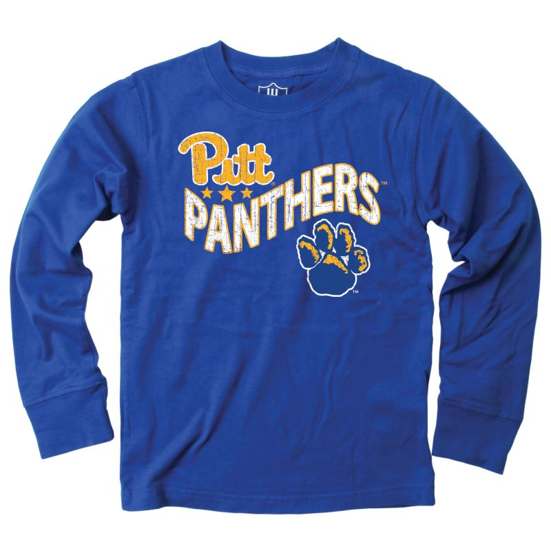 Pitt Panthers Infant Panthers Paw Long Sleeve T Shirt Pittsburgh Panthers