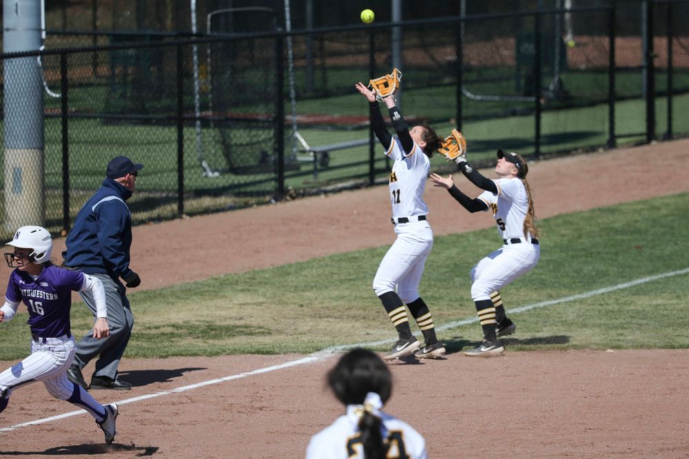 Iowa's Mallory Kilian (11) at game 3 vs Northwestern on Sunday, March 31, 2019 at Bob Pearl Field. (Lily Smith/hawkeyesports.com)