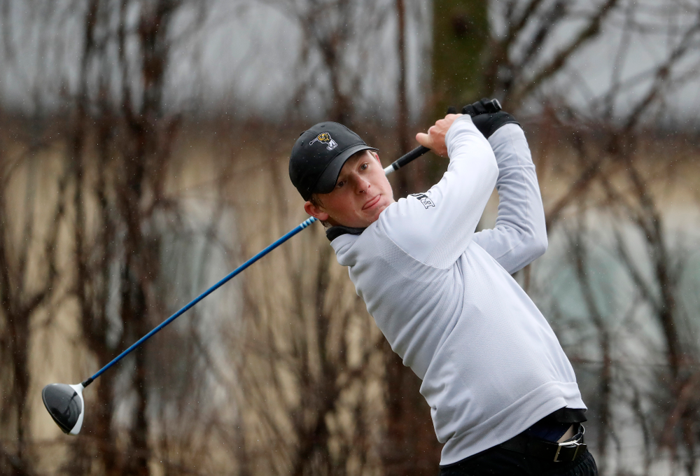 Iowa's Benton Weinberg during day two of the 2018 Hawkeye Invitational Friday, April 13, 2018 at Finkbine Golf Course. (Brian Ray/hawkeyesports.com)