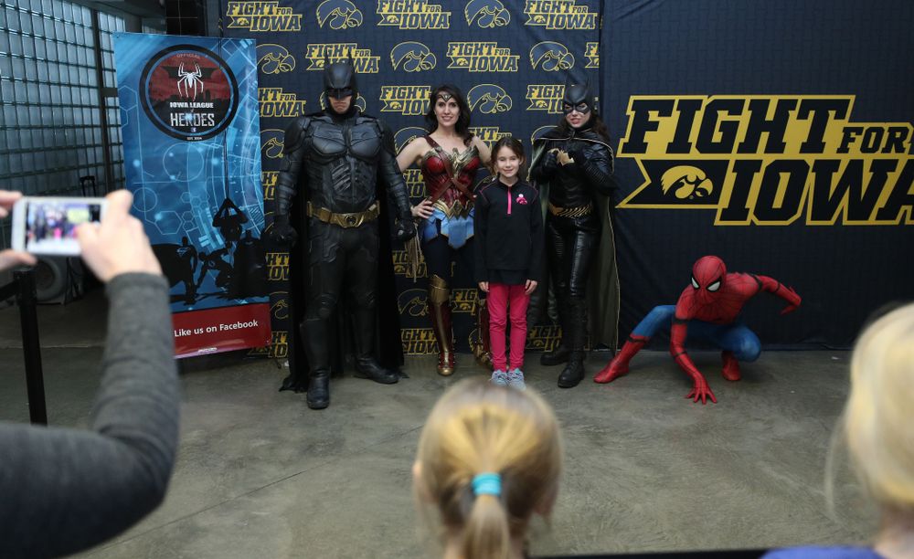 Princess and Heroes night against Illinois Saturday, February 16, 2019 at Carver-Hawkeye Arena. (Brian Ray/hawkeyesports.com)