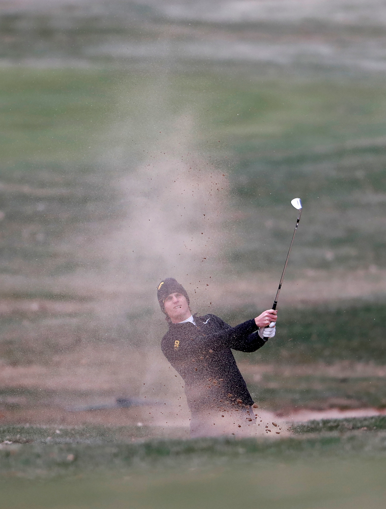 Sam Meuret during the 2018 Hawkeye Invitational Friday, April 13, 2018 at Finkbine Golf Course. (Brian Ray/hawkeyesports.com)