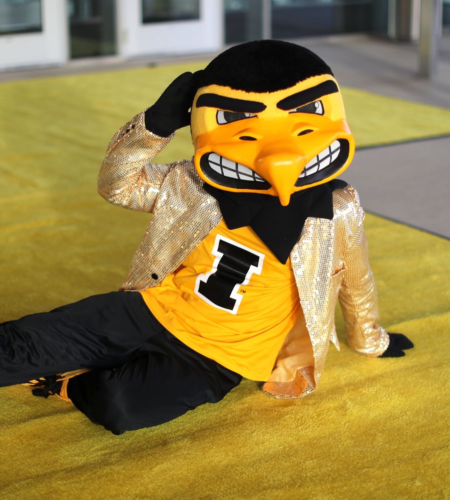 The 2019 Golden Herkys yellow carpet Tuesday, April 23, 2019 at Hancher Auditorium. (Brian Ray/hawkeyesports.com)