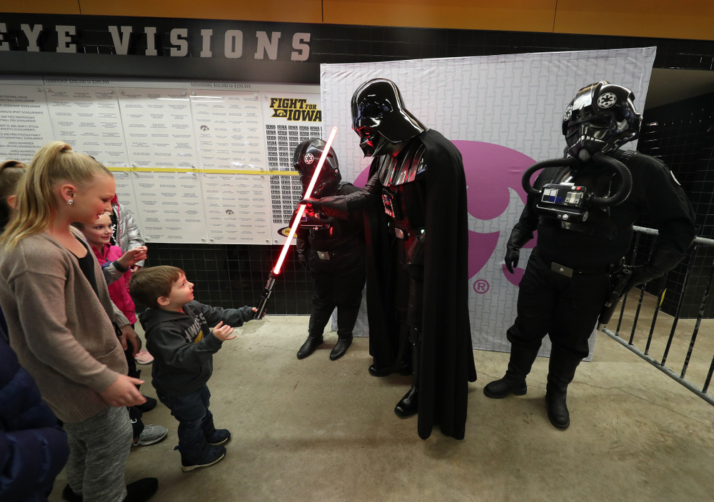 Star Wars Day against the Ohio State Buckeyes Saturday, January 12, 2019 at Carver-Hawkeye Arena. (Brian Ray/hawkeyesports.com)