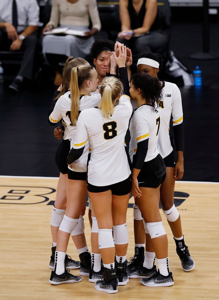 The Iowa Hawkeyes against Eastern Illinois Sunday, September 9, 2018 at Carver-Hawkeye Arena. (Brian Ray/hawkeyesports.com)