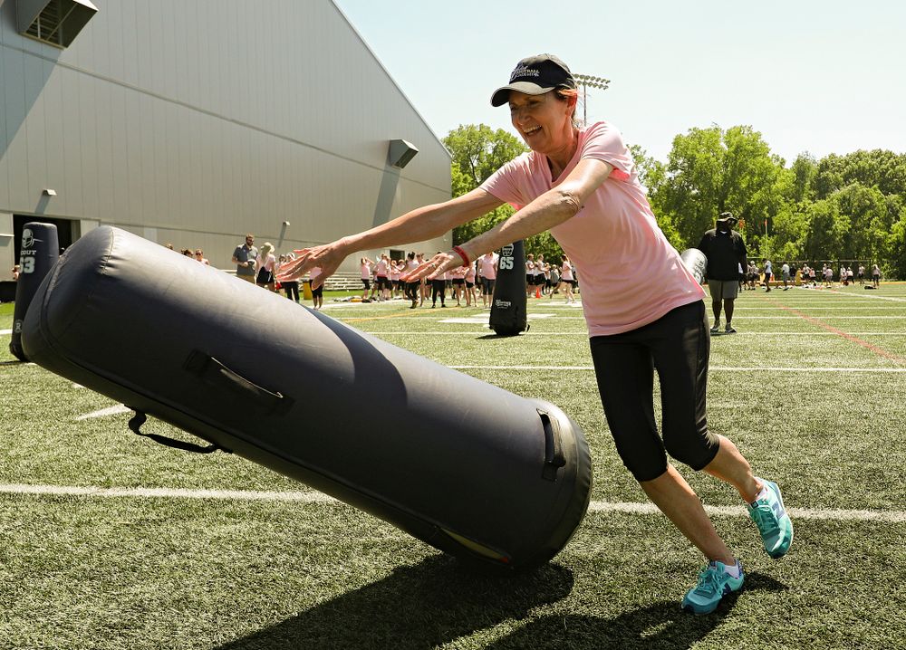 The Ladies Football Academy at the Hansen Football Performance Center in Iowa City on Saturday, Jun 8, 2019. (Stephen Mally/hawkeyesports.com)