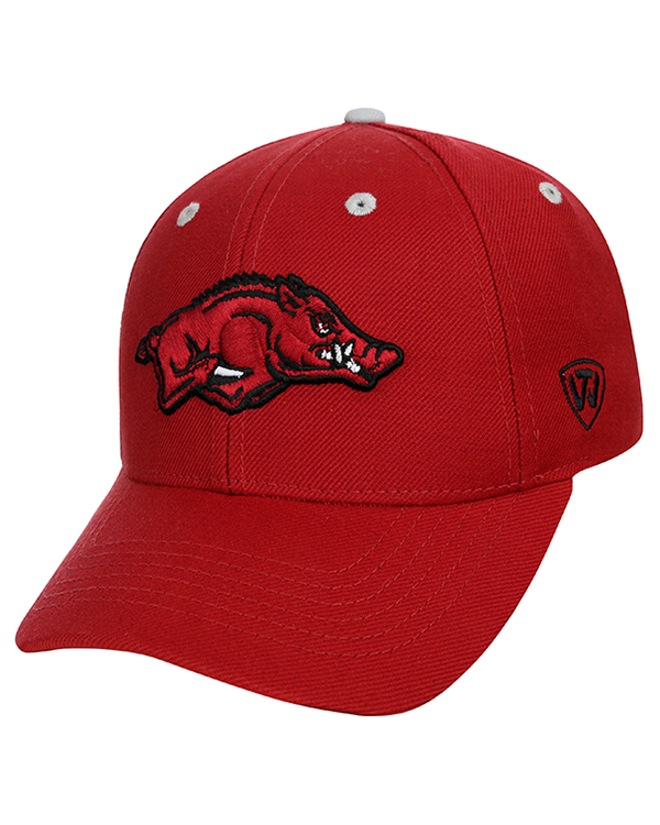 Arkansas Razorbacks Top Of The World Adjustable Hat Arkansas