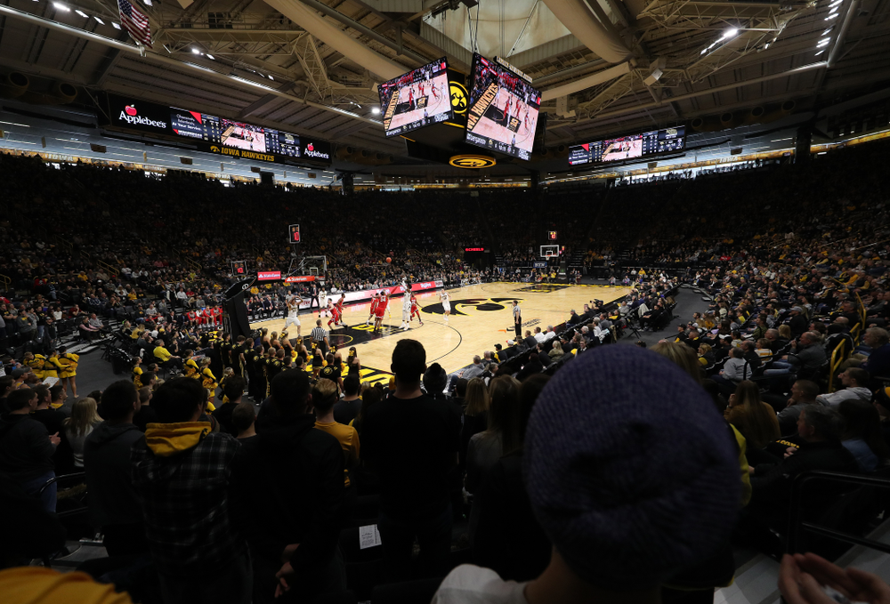 The Iowa Hawkeyes against the Ohio State Buckeyes Saturday, January 12, 2019 at Carver-Hawkeye Arena. (Brian Ray/hawkeyesports.com)