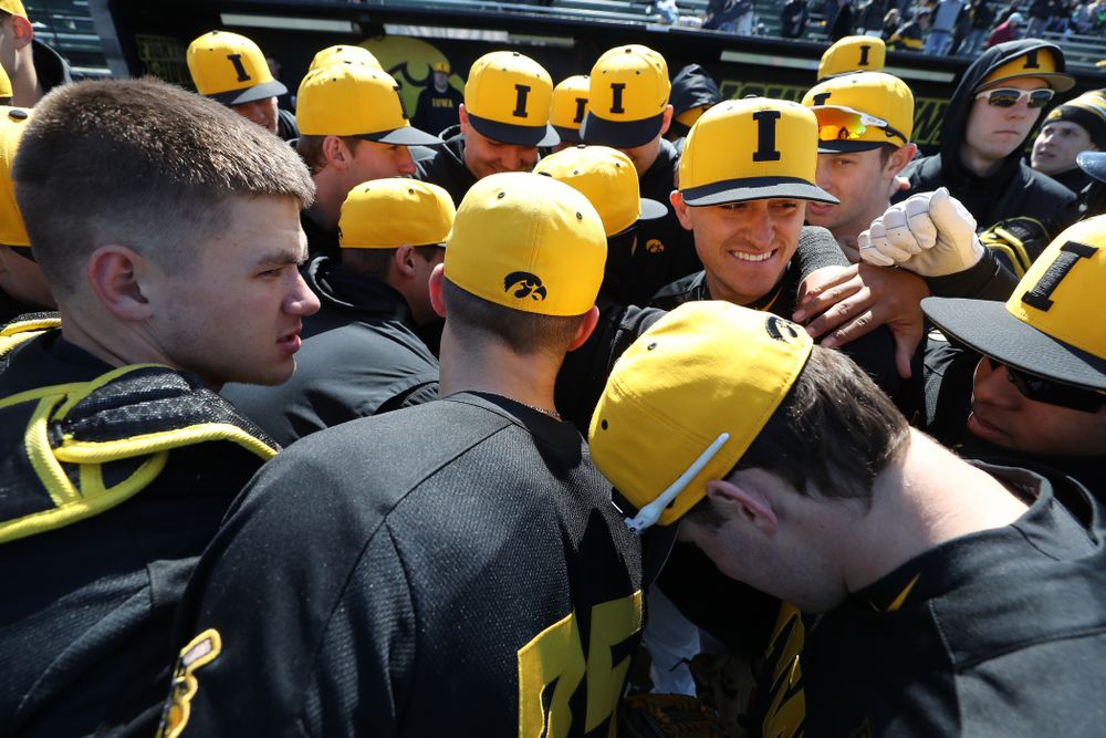 Iowa Hawkeyes Tanner Wetrich (16) against California State Northridge Sunday, March 17, 2019 at Duane Banks Field. (Brian Ray/hawkeyesports.com)