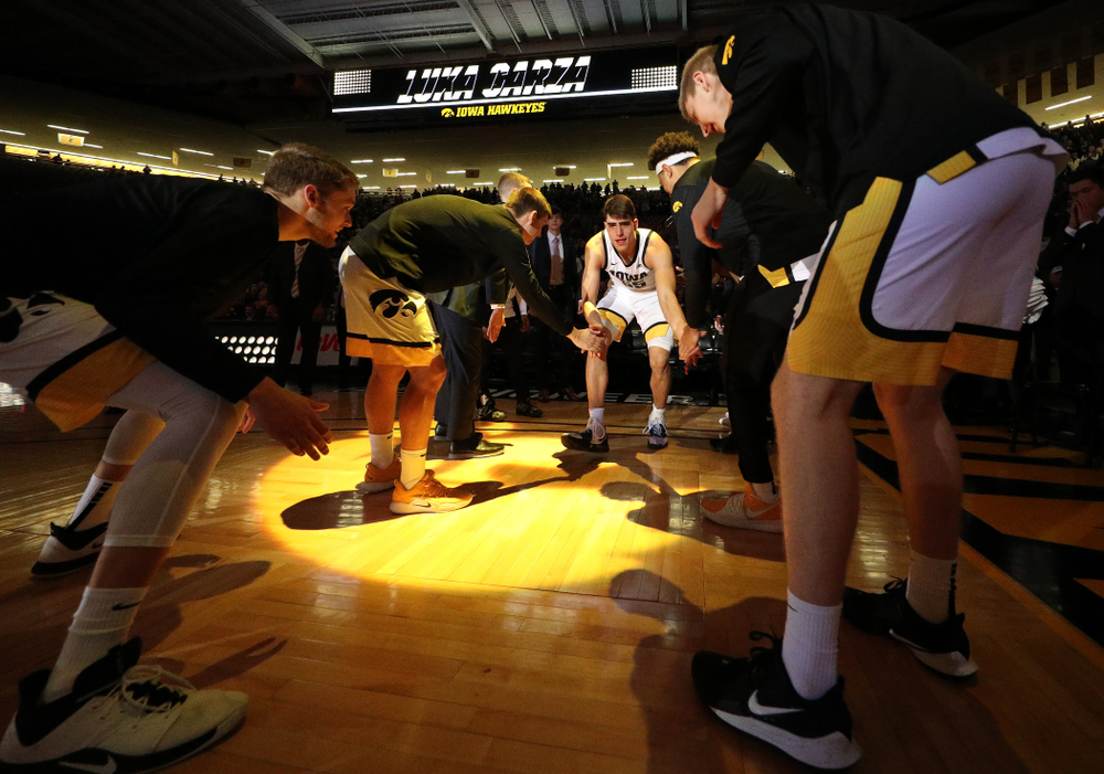 Iowa Hawkeyes forward Luka Garza (55) against Oral Roberts Friday, November 15, 2019 at Carver-Hawkeye Arena. (Brian Ray/hawkeyesports.com)