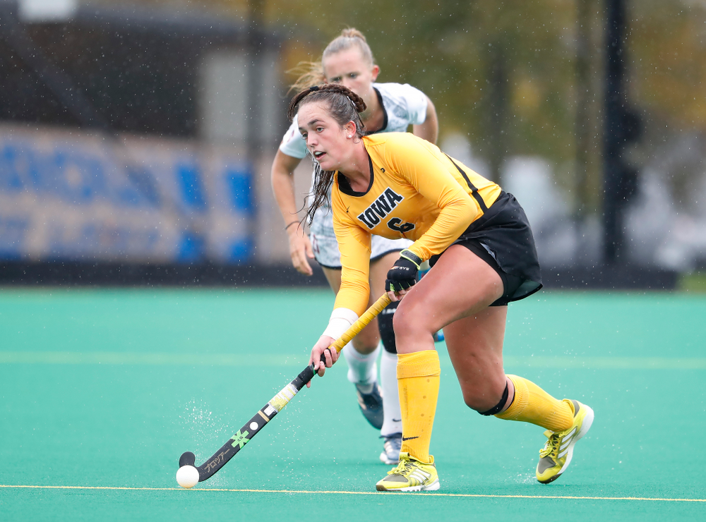 Iowa Hawkeyes Anthe Nijziel (6) against Stanford Sunday, October 7, 2018 at Grant Field. (Brian Ray/hawkeyesports.com)