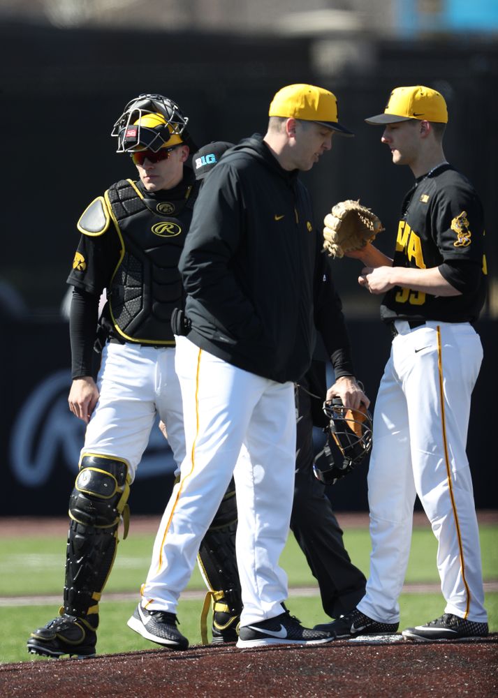 Volunteer Assistant Pitching Coach Tom Gorzelanny against California State Northridge Sunday, March 17, 2019 at Duane Banks Field. (Brian Ray/hawkeyesports.com)