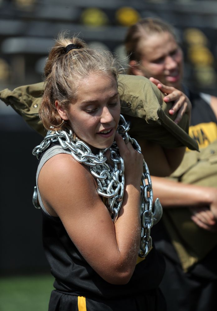 The Iowa WomenÕs Basketball Team participates in the The Program Tuesday, September 17, 2019 at Kinnick Stadium (Brian Ray/hawkeyesports.com)