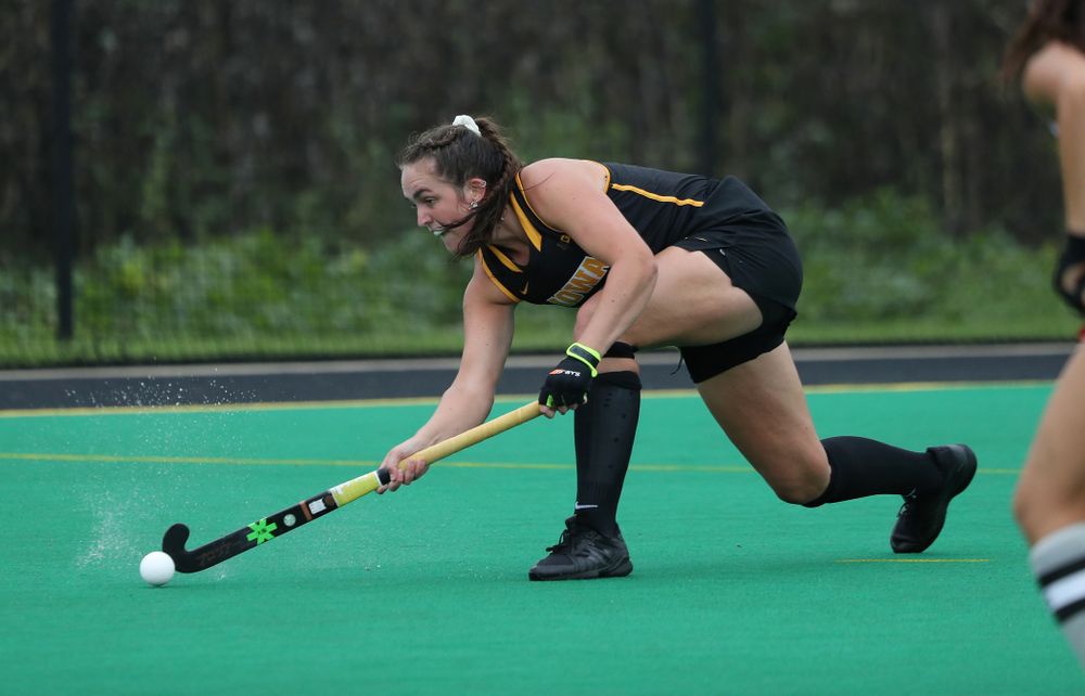 Iowa Hawkeyes defenseman Anthe Nijziel (6) during a 2-1 victory against the Ohio State Buckeyes Friday, September 27, 2019 at Grant Field. (Brian Ray/hawkeyesports.com)