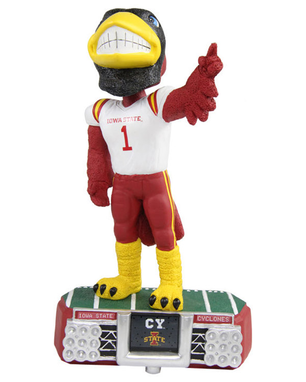 Iowa State Cyclones Forever Collectibles Mascot Stadium Lights Bobblehead Cy S Locker Room Iowa State Hats And Apparel