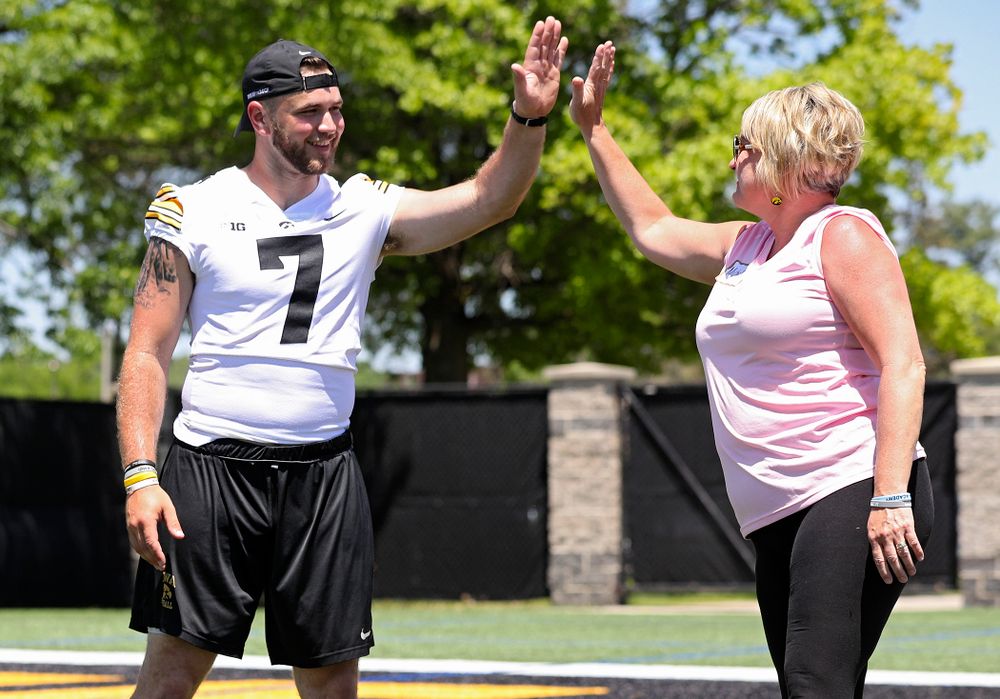 The Ladies Football Academy at the Hansen Football Performance Center in Iowa City on Saturday, Jun 8, 2019. (Stephen Mally/hawkeyesports.com)