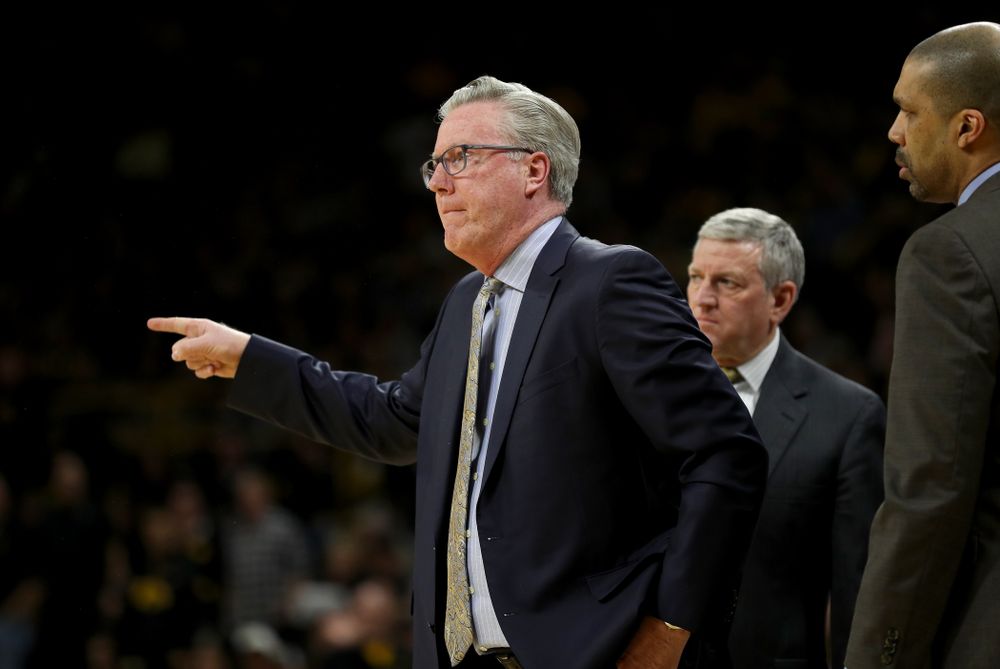 Iowa Hawkeyes head coach Fran McCaffery against the Purdue Boilermakers Tuesday, March 3, 2020 at Carver-Hawkeye Arena. (Brian Ray/hawkeyesports.com)