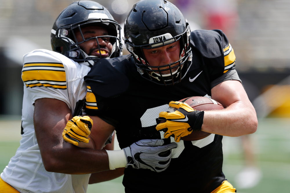 Iowa Hawkeyes fullback Brady Ross (36) during Kids Day Saturday, August 11, 2018 at Kinnick Stadium. (Brian Ray/hawkeyesports.com)