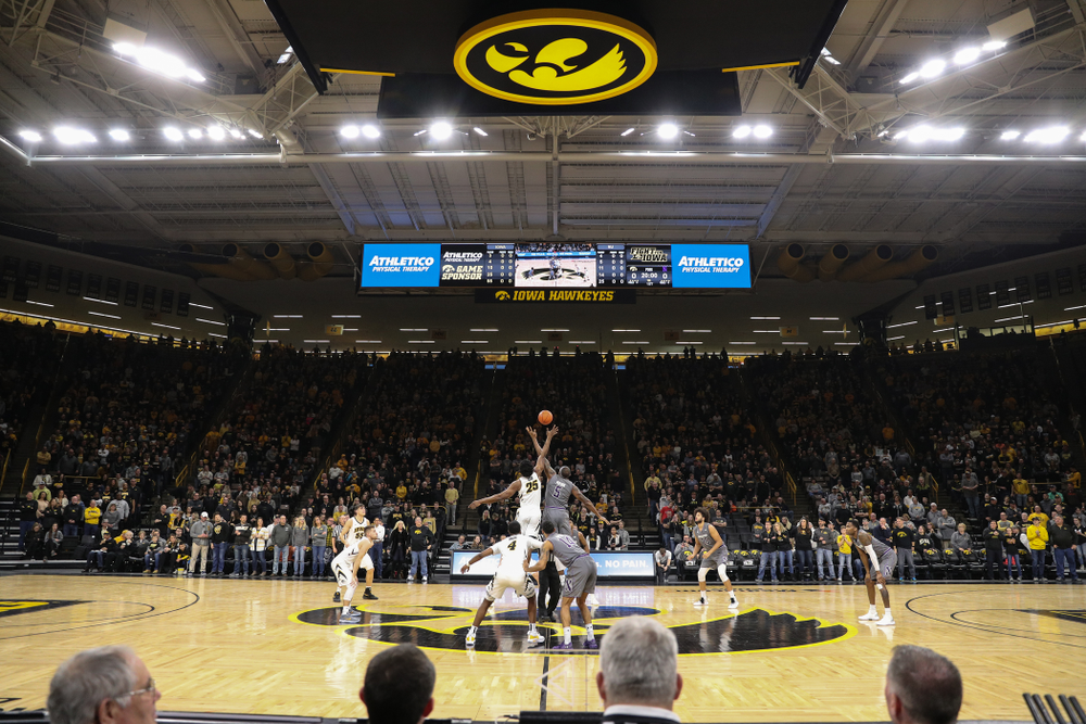 Iowa Hawkeyes forward Tyler Cook (25) against the Northwestern Wildcats Sunday, February 10, 2019 at Carver-Hawkeye Arena. (Brian Ray/hawkeyesports.com)
