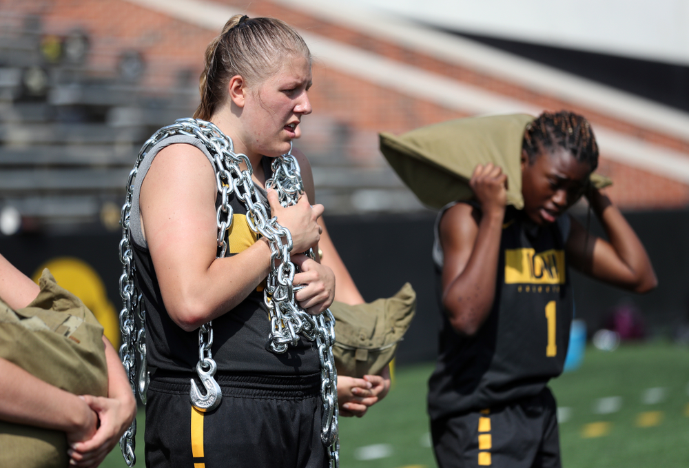 The Iowa WomenÕs Basketball Team participates in the The Program Tuesday, September 17, 2019 at Kinnick Stadium (Brian Ray/hawkeyesports.com)