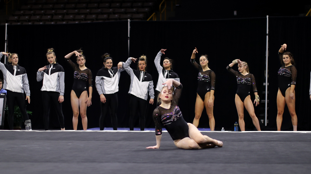 The Iowa Hawkeyes against the Iowa State Cyclones Friday, March 1, 2019 at Carver-Hawkeye Arena. (Brian Ray/hawkeyesports.com)