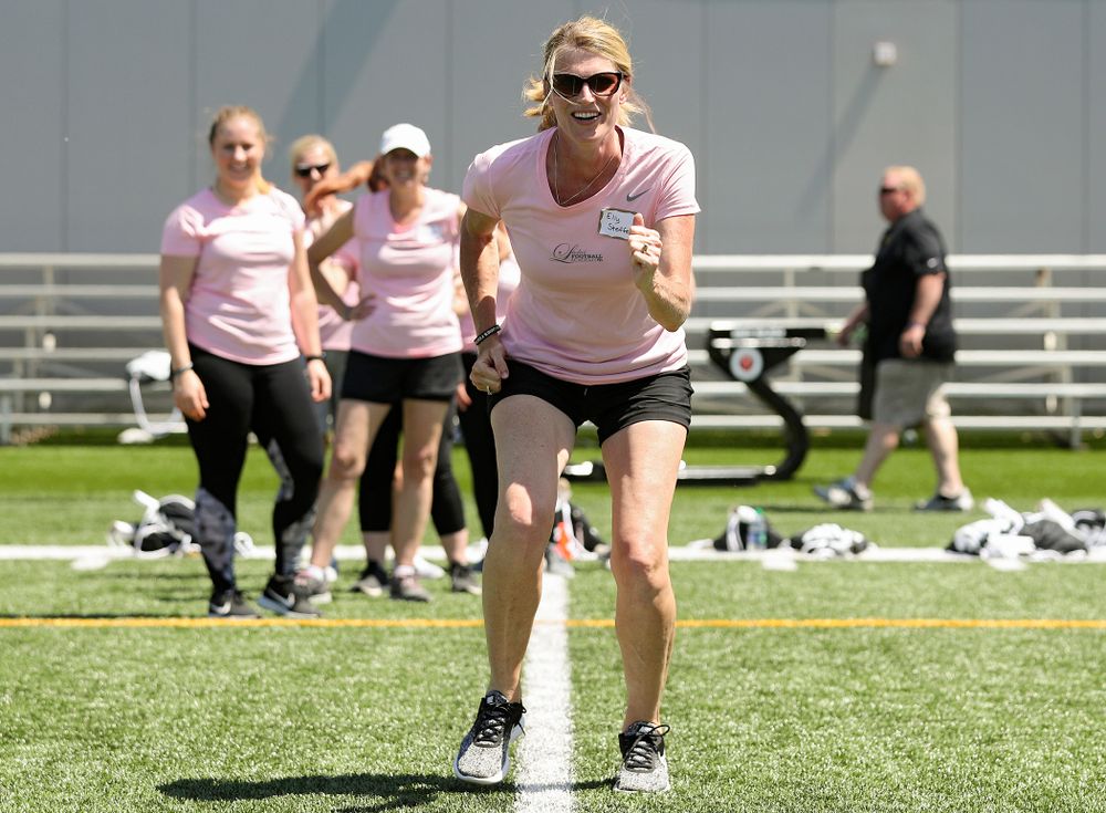 The Ladies Football Academy at the Hansen Football Performance Center in Iowa City on Saturday, Jun 8, 2019. (Stephen Mally/hawkeyesports.com)