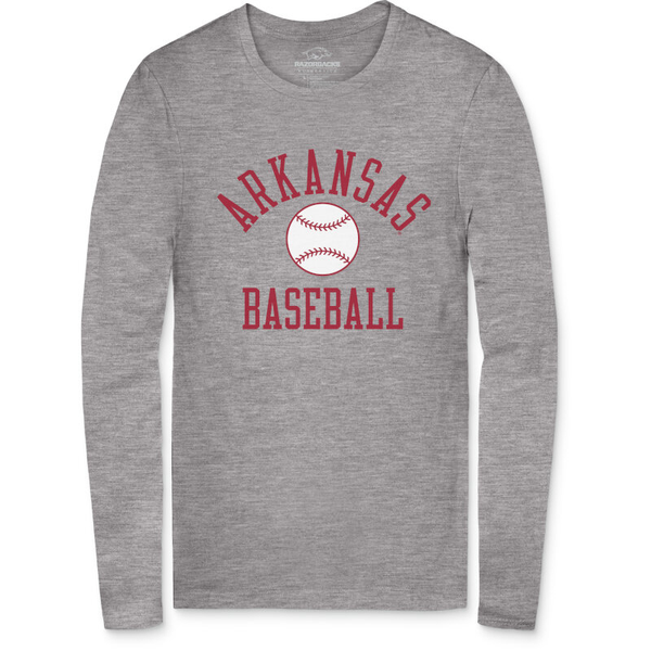 Arkansas Razorbacks Sport Issued Baseball Men's Long Sleeve TShirt