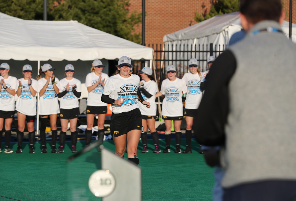 Iowa Hawkeyes Katie Birch (11) is named to the all tournament team following their victory over Penn State in the 2019 Big Ten Field Hockey Tournament Championship Game Sunday, November 10, 2019 in State College. (Brian Ray/hawkeyesports.com)
