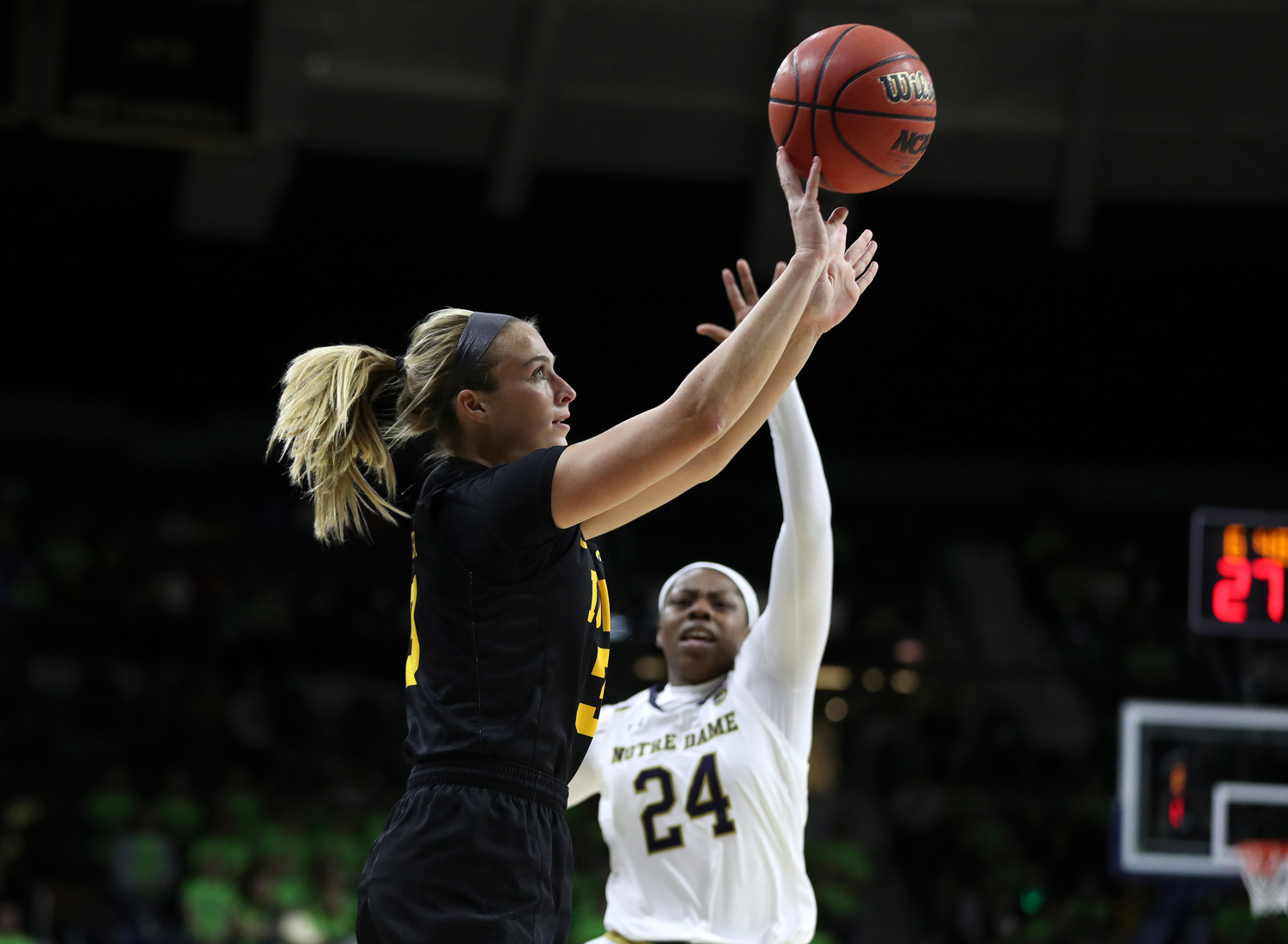 Wbb Iowa Vs Notre Dame University Of Iowa Athletics