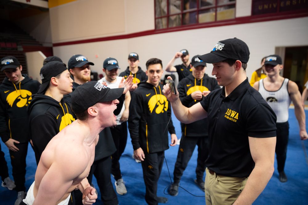 The Iowa Hawekeys against Minnesota and Penn State at the Maturi Pavilion Saturday, March 23, 2019 in Minneapolis, Minn. (C. Morgan Engel/Freelance)