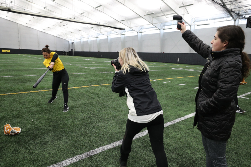 Iowa Hawkeyes Mallory Kilian (11) during they team's annual media day Friday, February 1, 2019 at the Hawkeye Tennis and Recreation Complex. (Brian Ray/hawkeyesports.com)