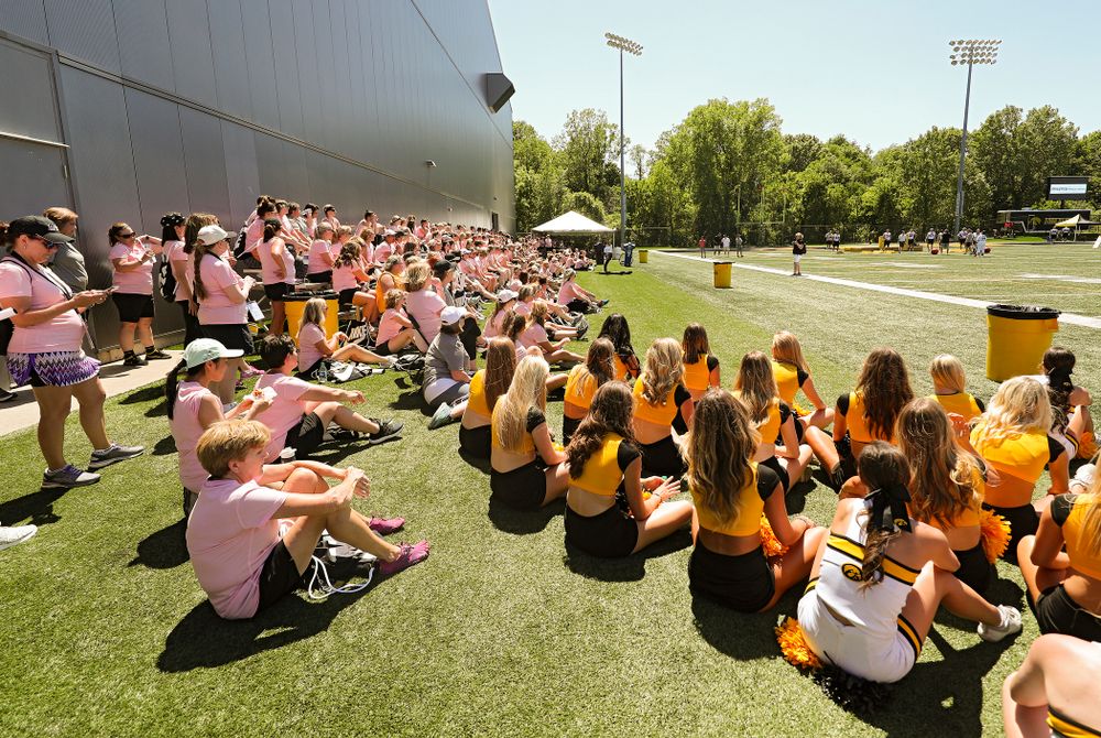The Ladies Football Academy at the Hansen Football Performance Center in Iowa City on Saturday, Jun 8, 2019. (Stephen Mally/hawkeyesports.com)