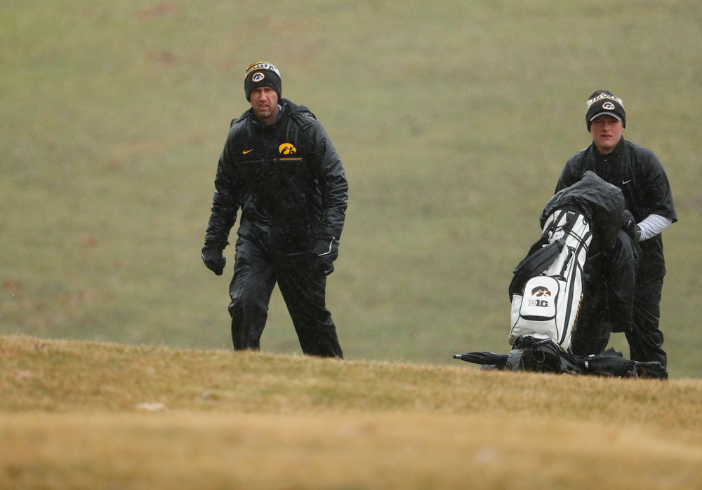 Iowa's Alex Schaake during day two of the 2018 Hawkeye Invitational Friday, April 13, 2018 at Finkbine Golf Course. (Brian Ray/hawkeyesports.com)