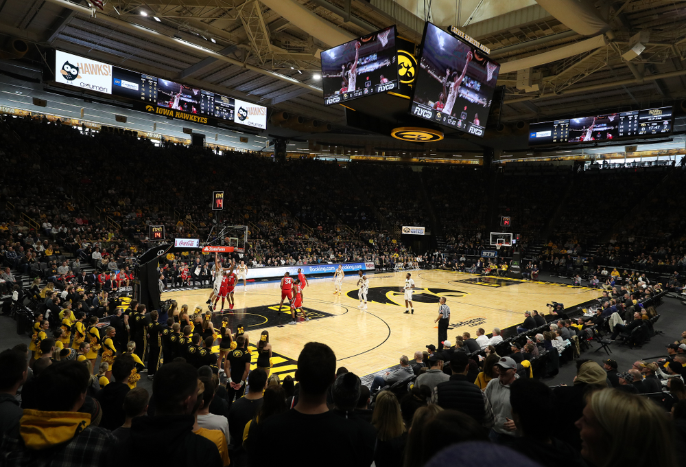 The Iowa Hawkeyes against the Ohio State Buckeyes Saturday, January 12, 2019 at Carver-Hawkeye Arena. (Brian Ray/hawkeyesports.com)