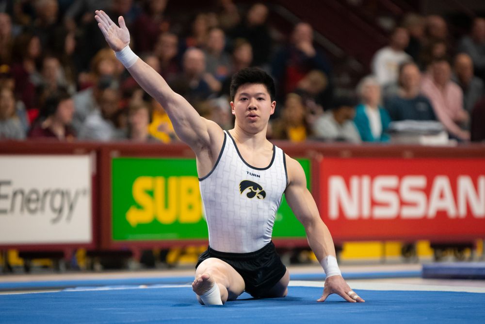 The Iowa Hawekeys against Minnesota and Penn State at the Maturi Pavilion Saturday, March 23, 2019 in Minneapolis, Minn. (C. Morgan Engel/Freelance)