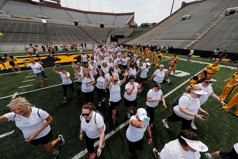 The 2018 Iowa Ladies Football Academy Saturday, June 9, 2018 at Kinnick Stadium. (Brian Ray/hawkeyesports.com)